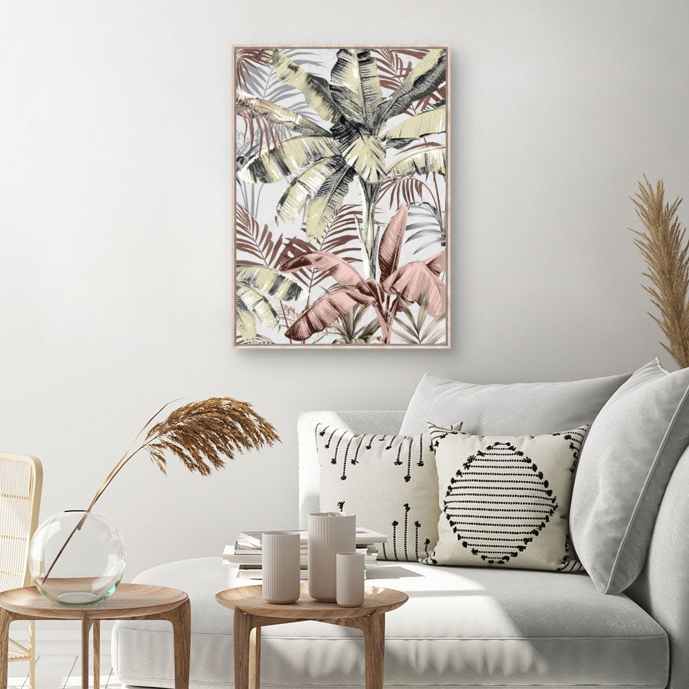 Tableau Feuillage exotique