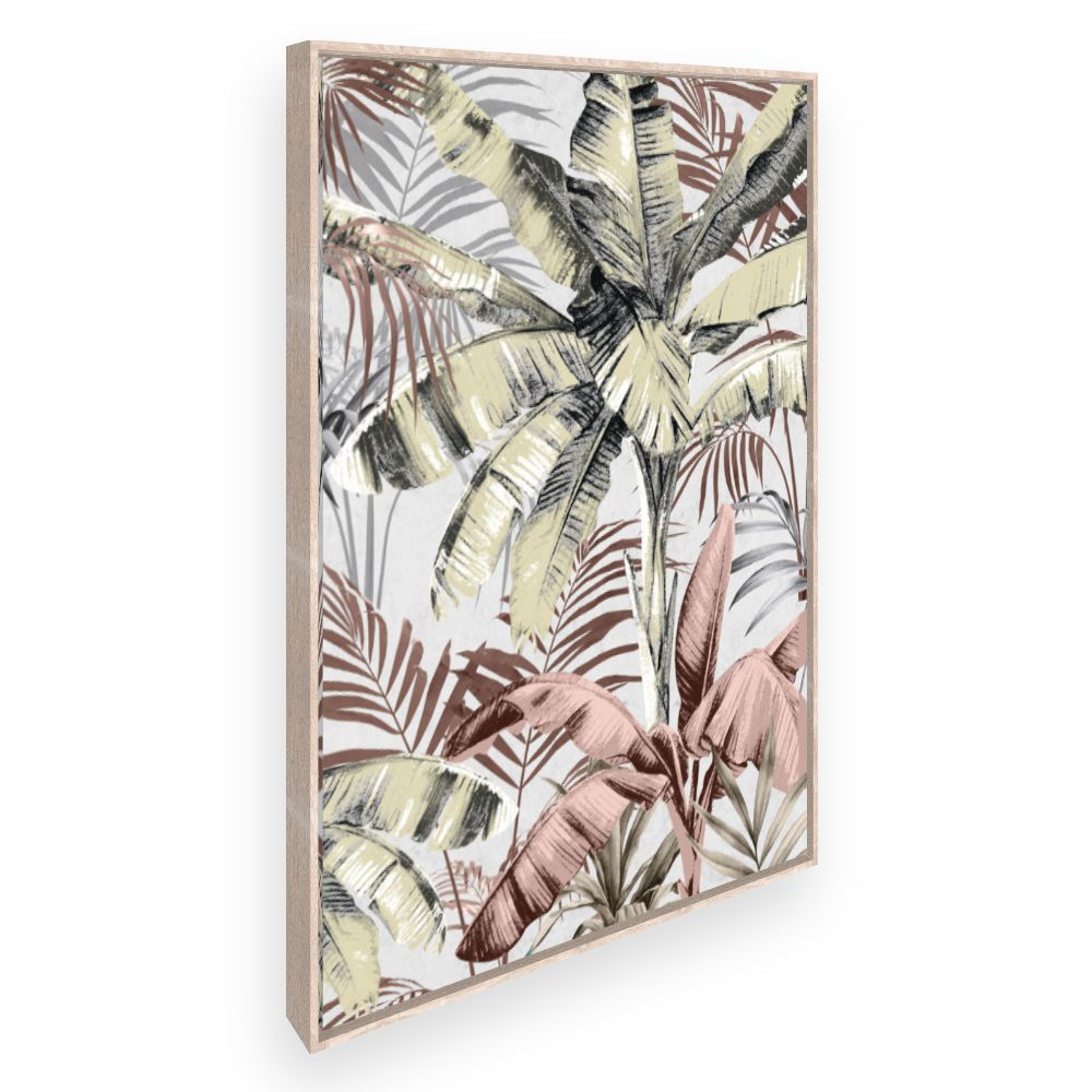 Toile Feuillage exotique