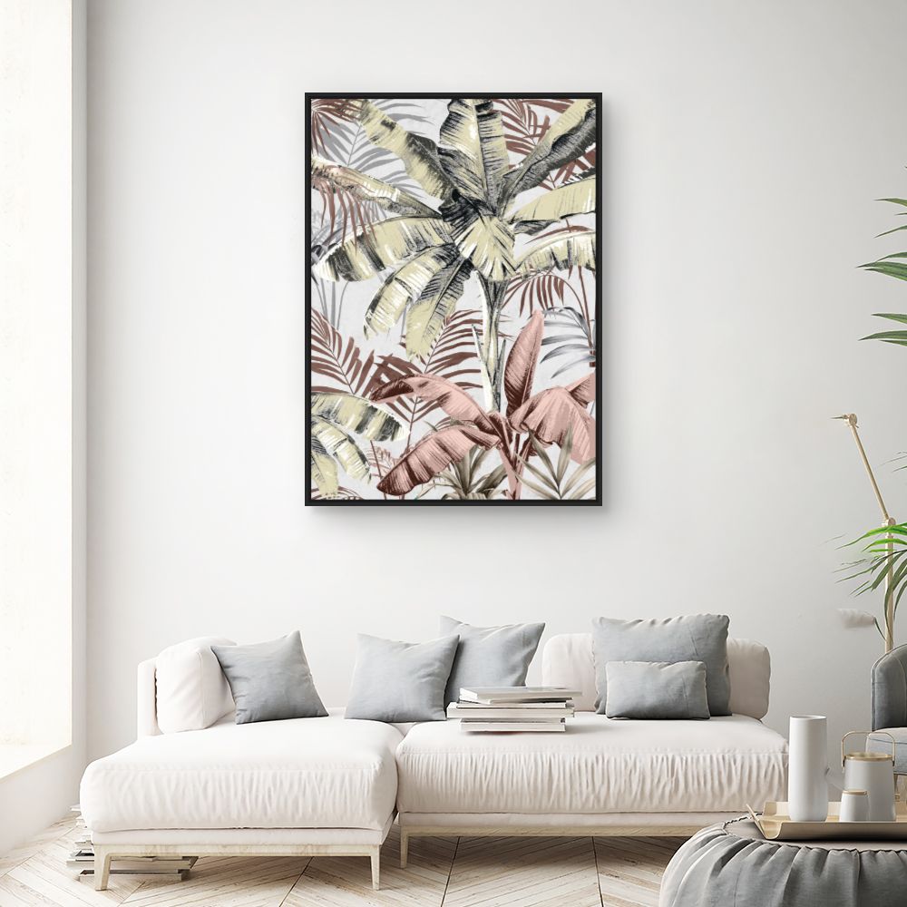 Tableau Feuillage exotique