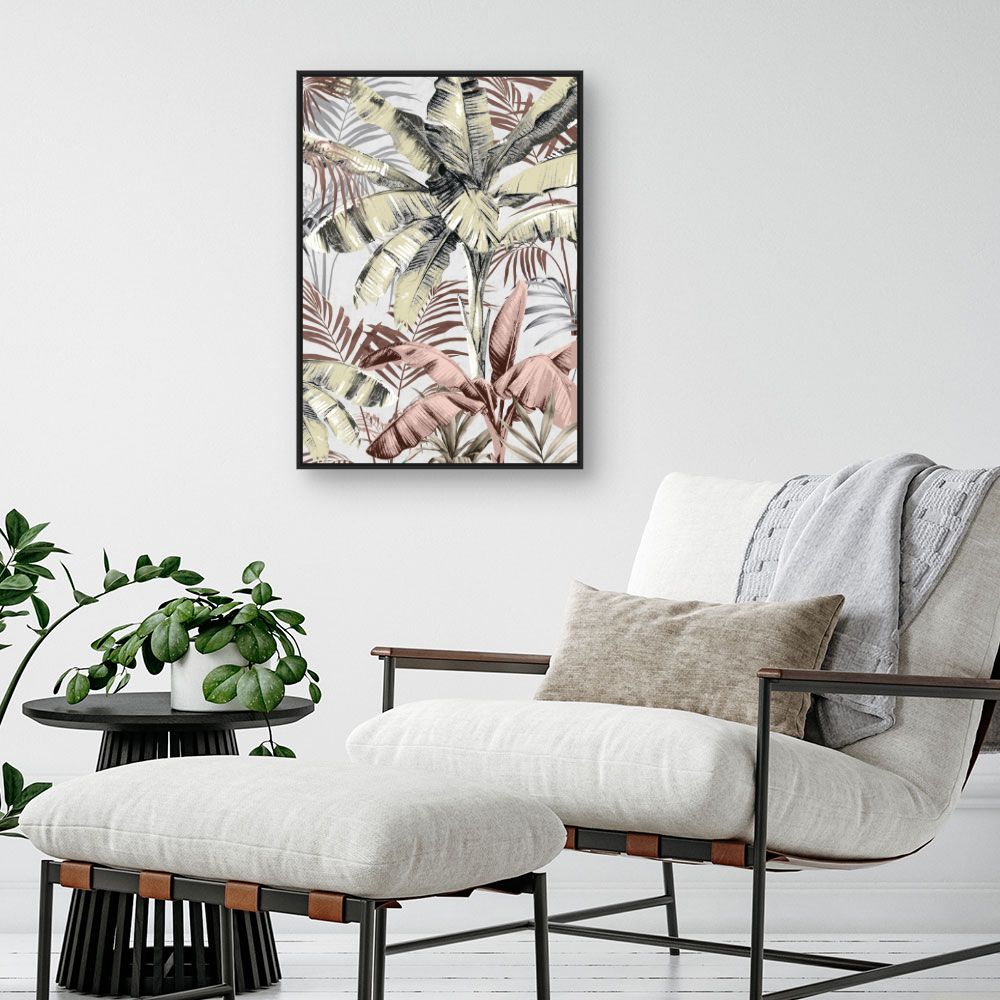 Tableau Feuillage exotique