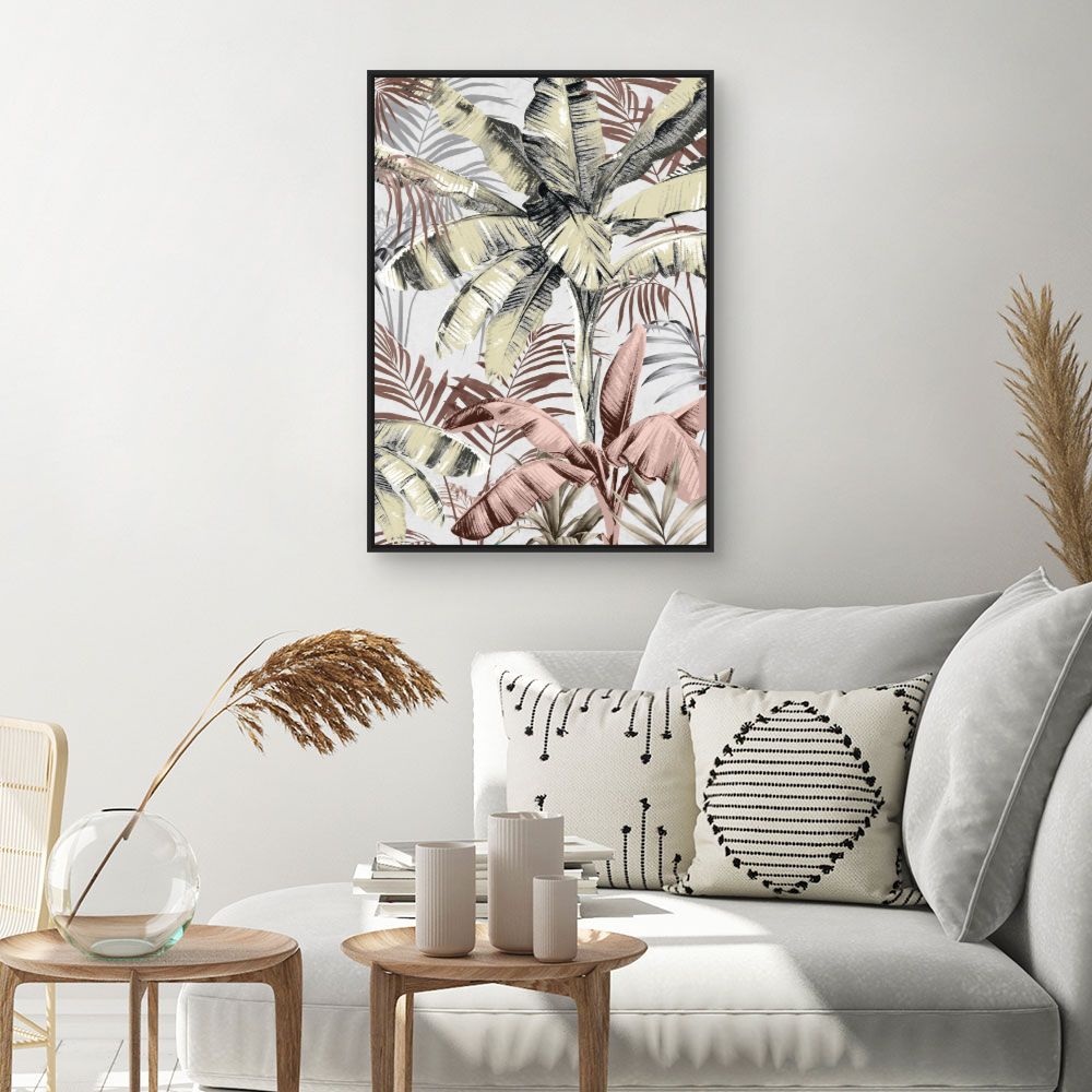 Tableau Feuillage exotique