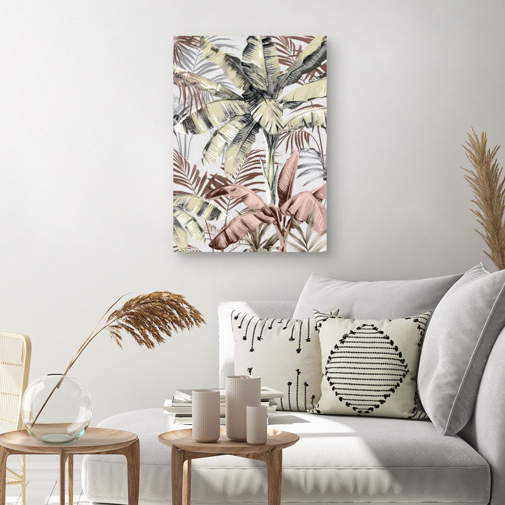 Tableau Feuillage exotique