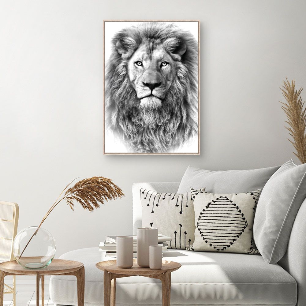 Tableau Lion majestueux