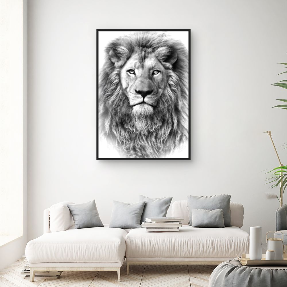Tableau Lion majestueux