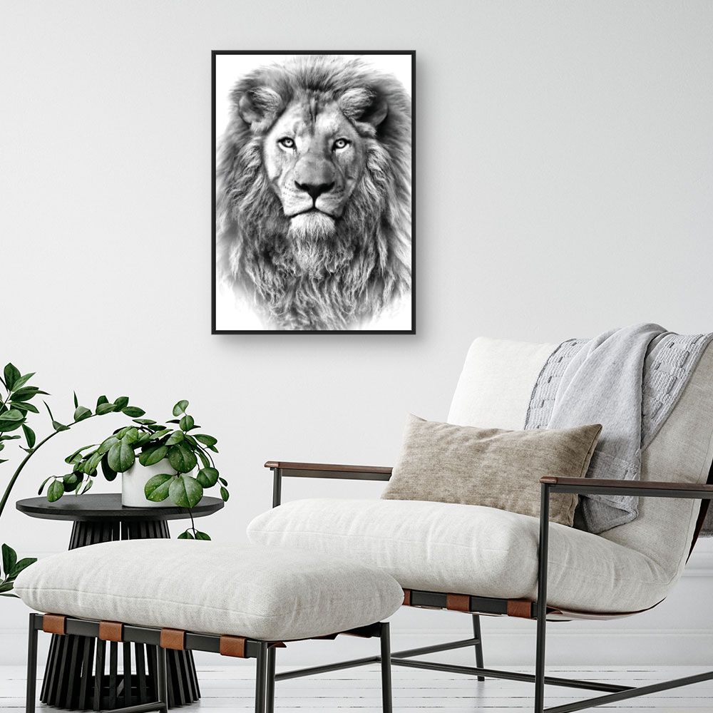 Tableau Lion majestueux