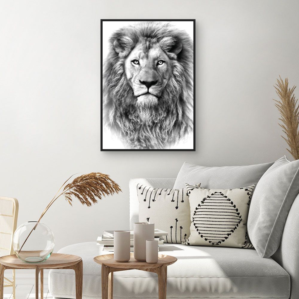 Tableau Lion majestueux