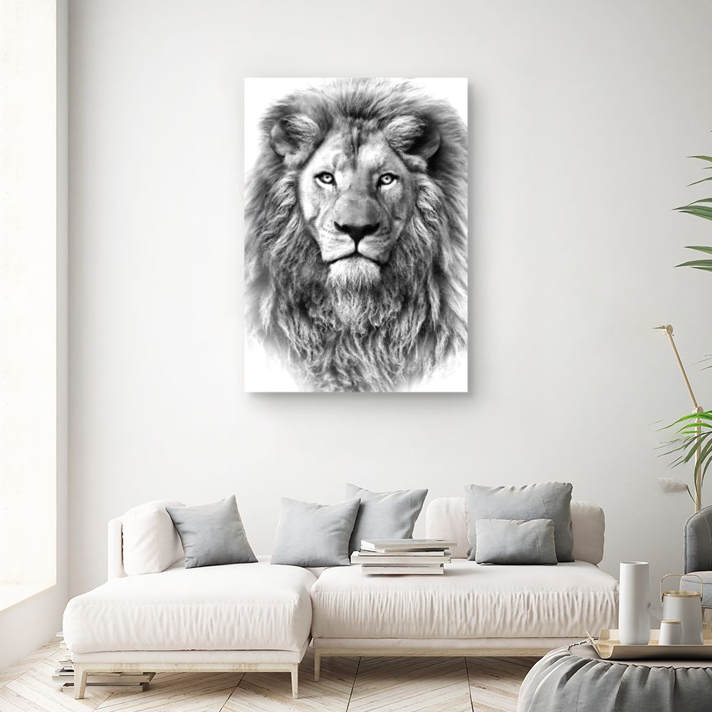 Tableau Lion majestueux