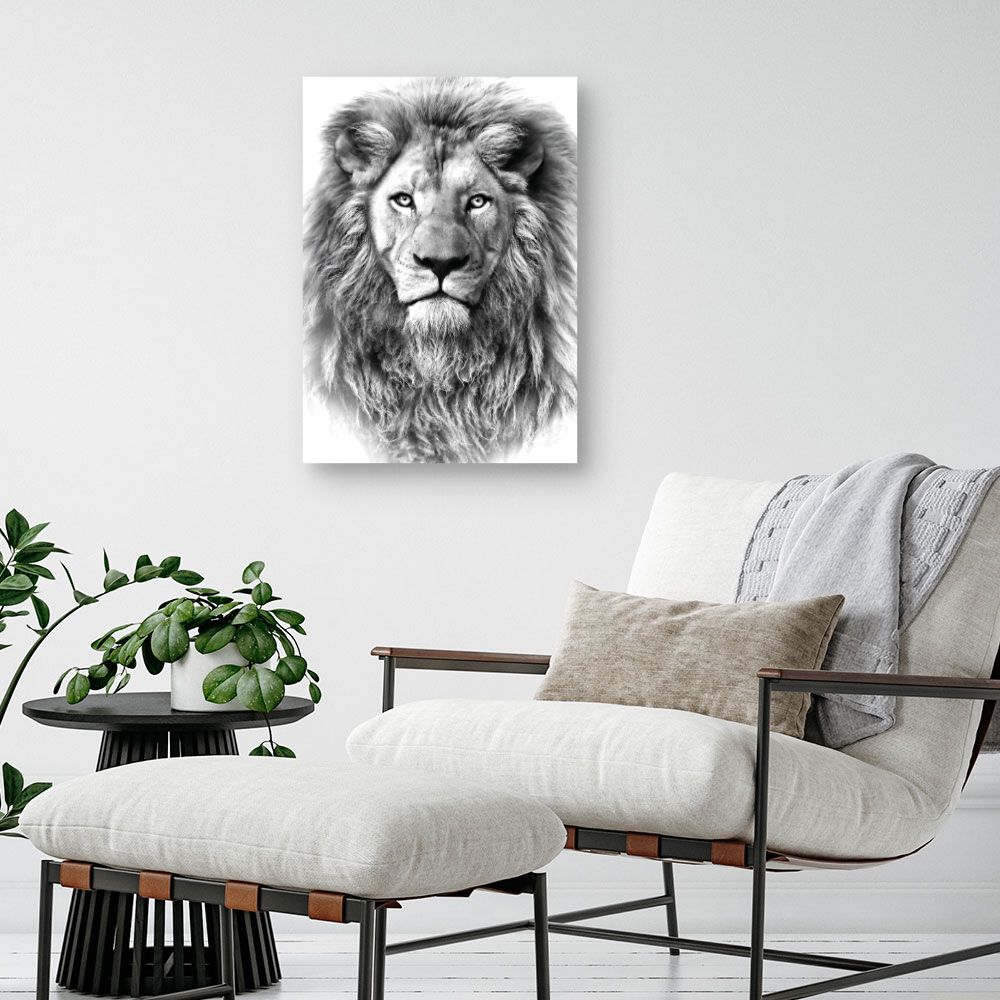 Tableau Lion majestueux