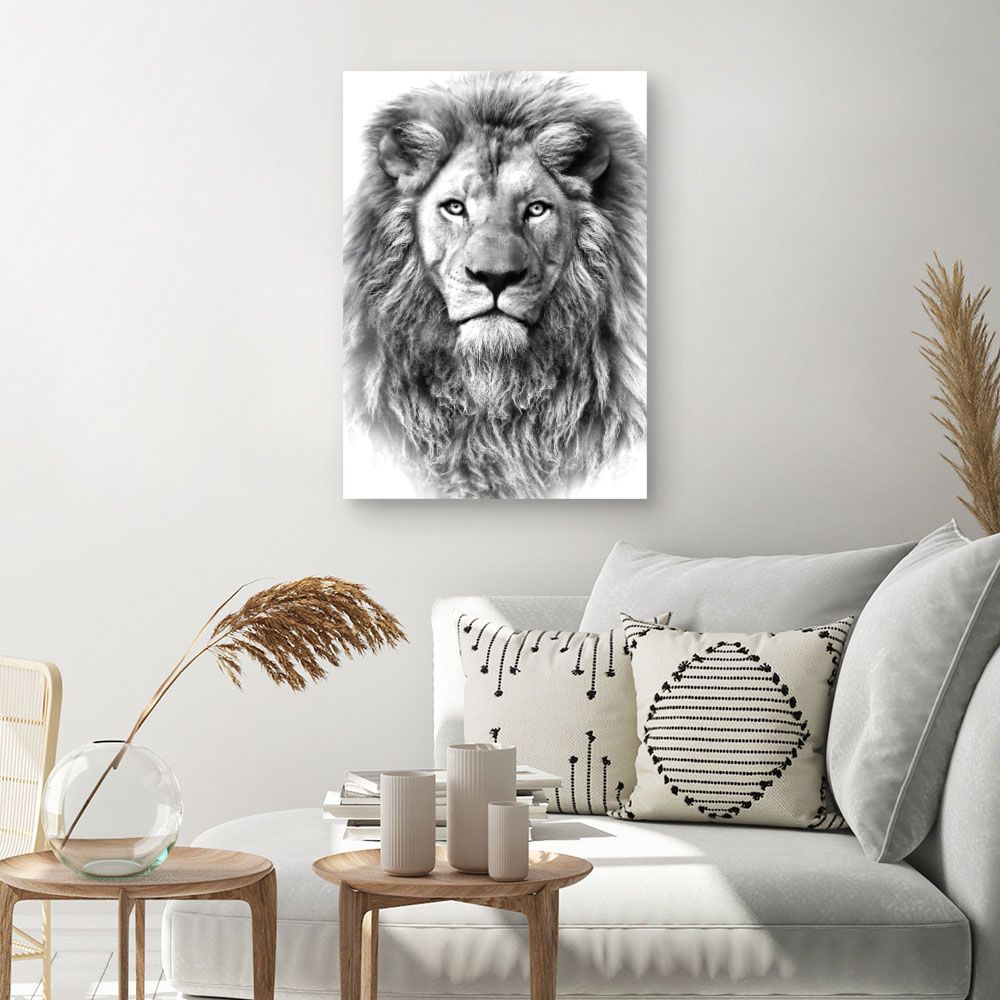 Tableau Lion majestueux