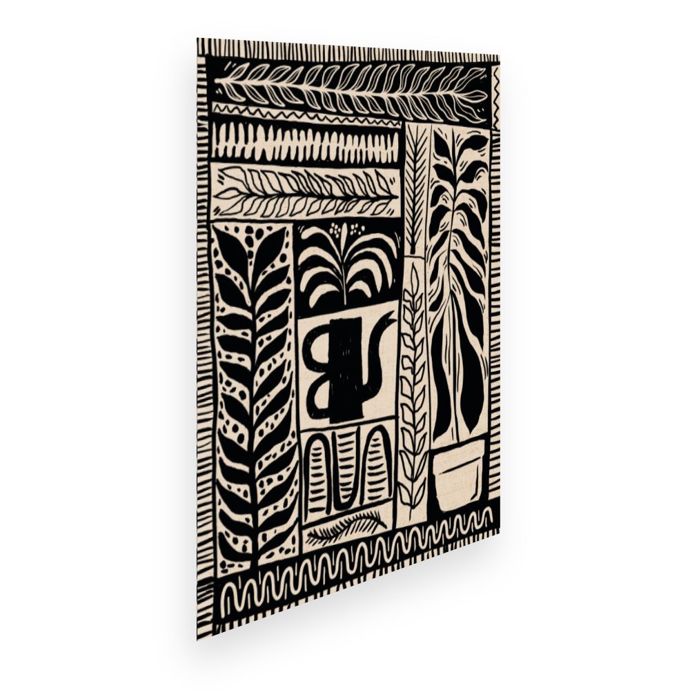 Affiche Formes botaniques stylisées