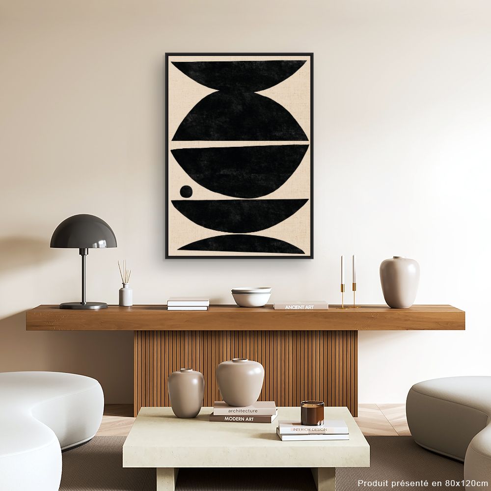 Tableau Formes abstraites audacieuses