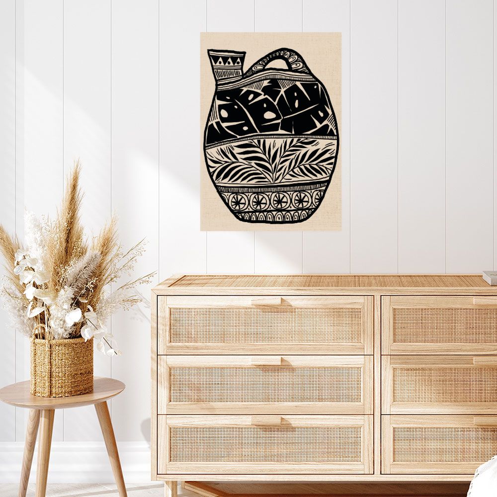 Affiche Pot décoratif exotique