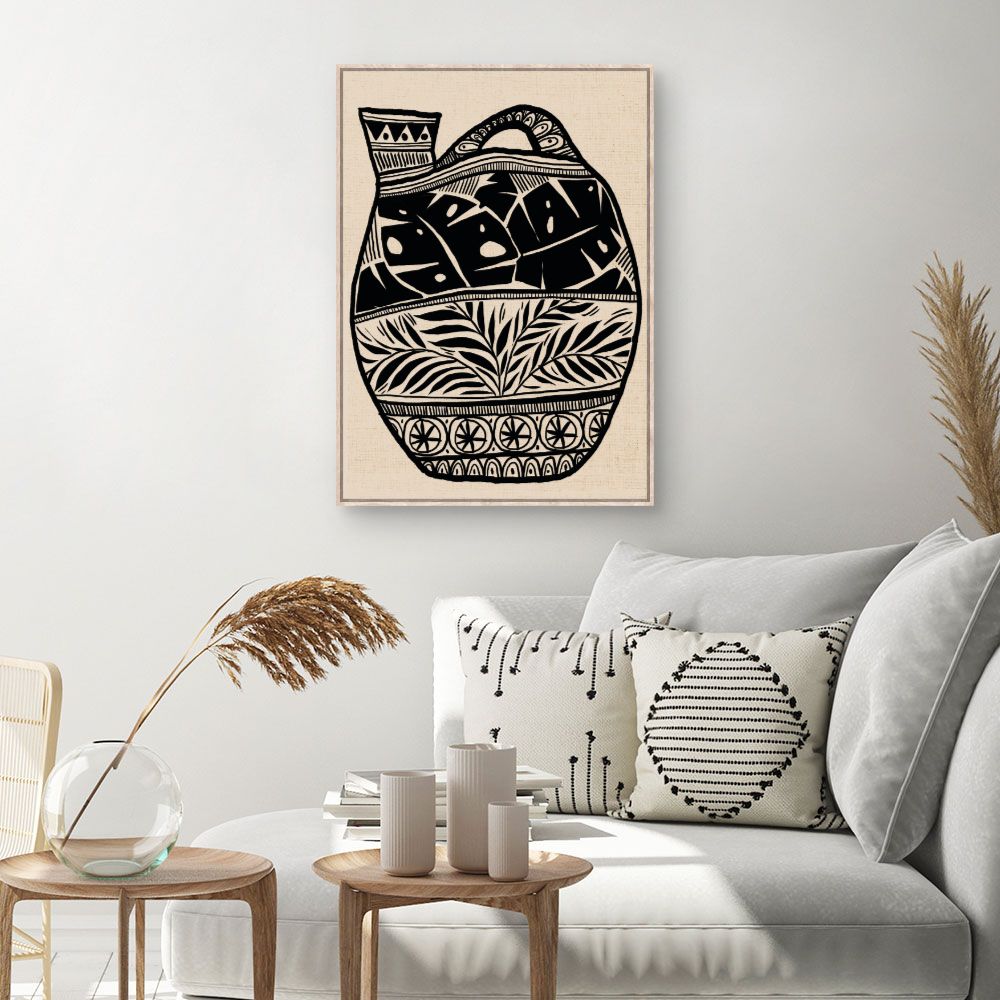 Tableau Élégant vase tribal