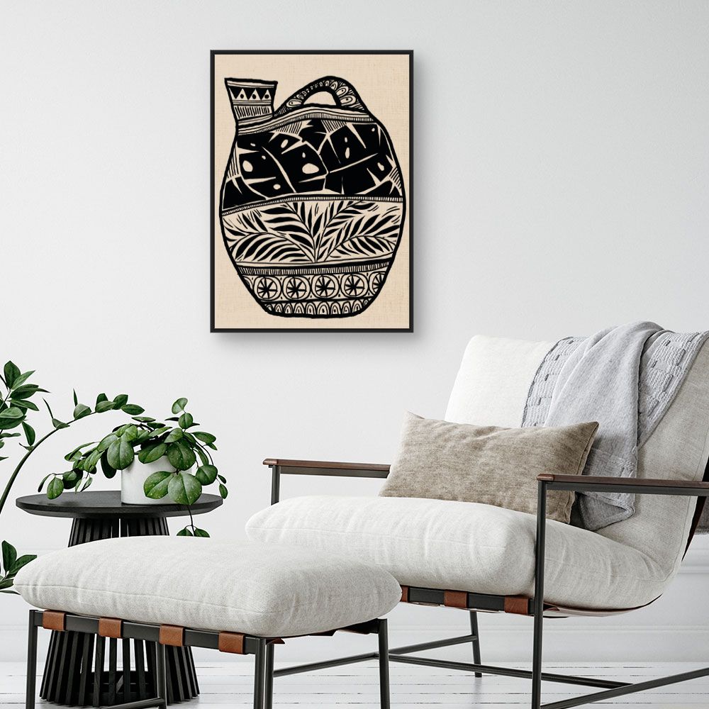 Tableau Élégant vase tribal