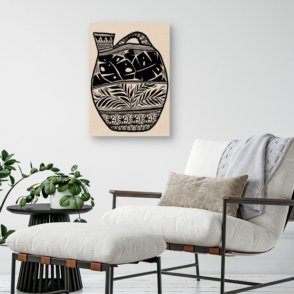 Tableau Élégant vase tribal