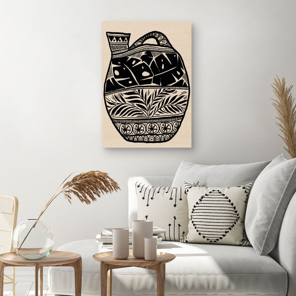 Tableau Élégant vase tribal