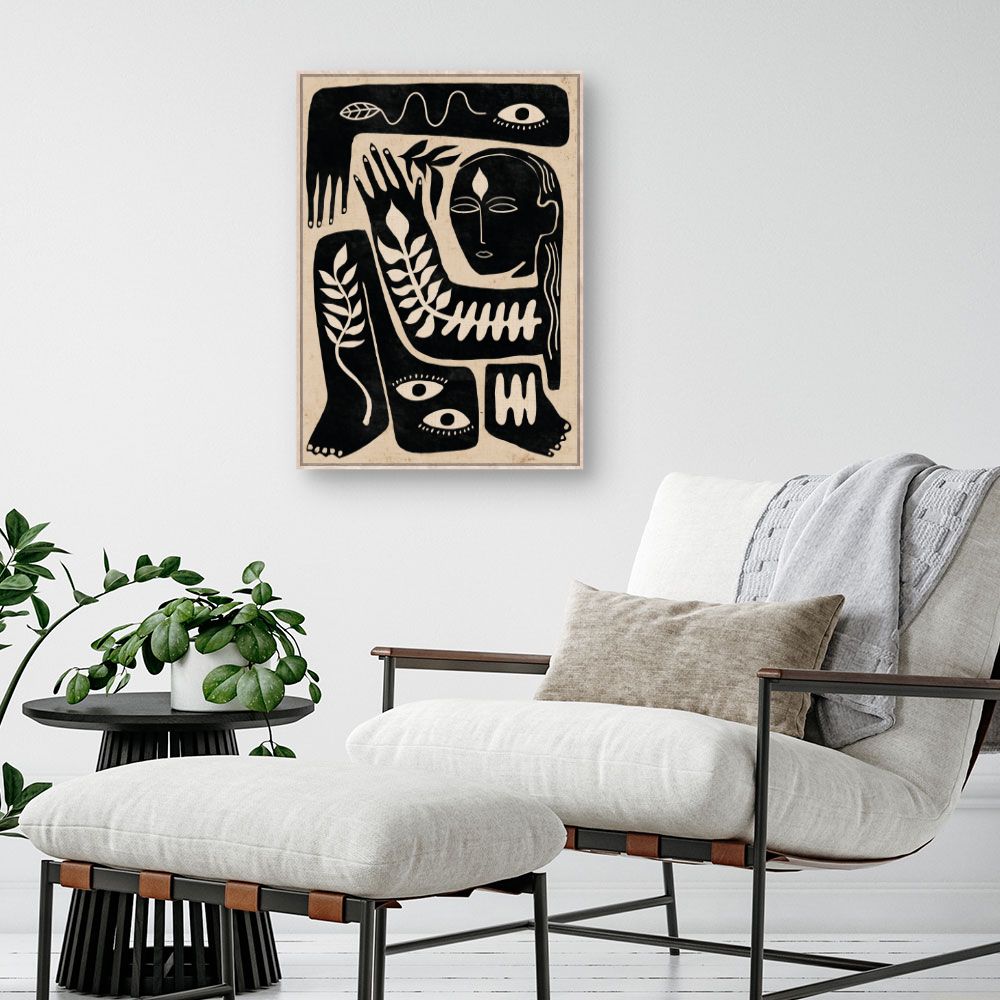 Tableau Design abstrait organique