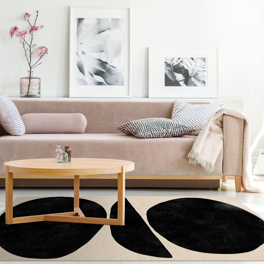 Tapis n°331 Formes abstraites élégantes