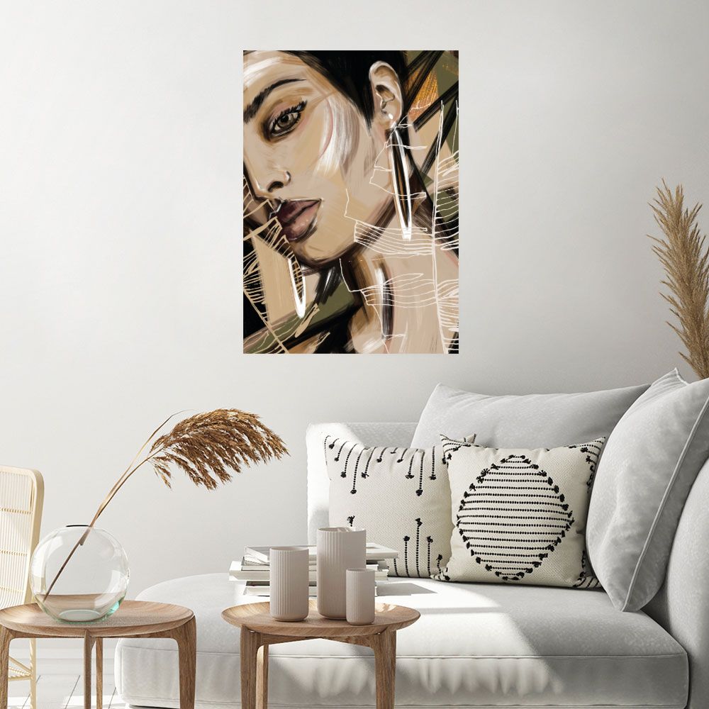 Affiche Portrait moderne