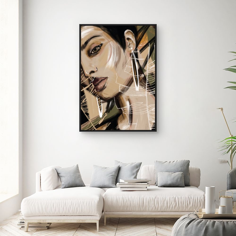 Tableau Portrait moderne élégant