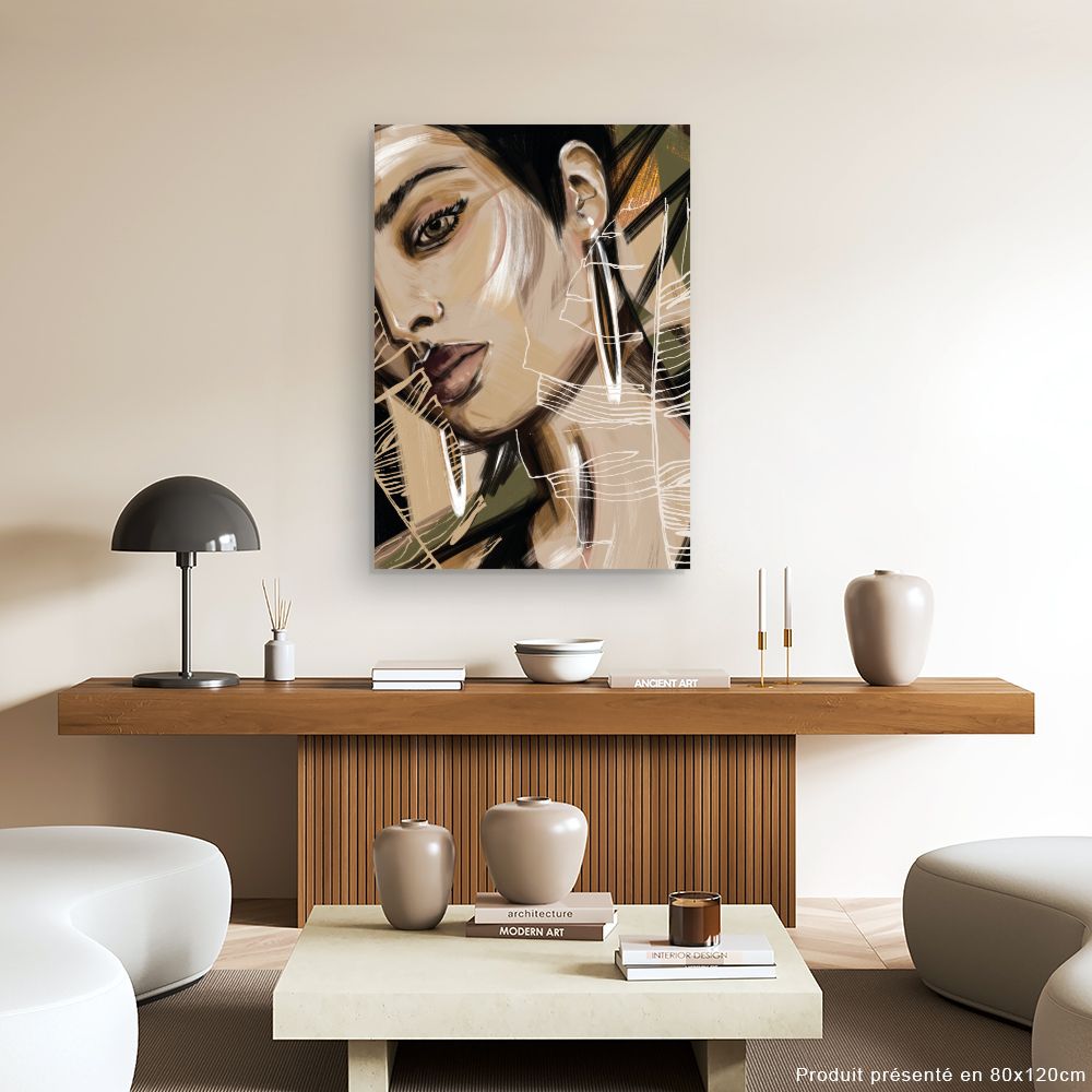 Tableau Portrait moderne élégant