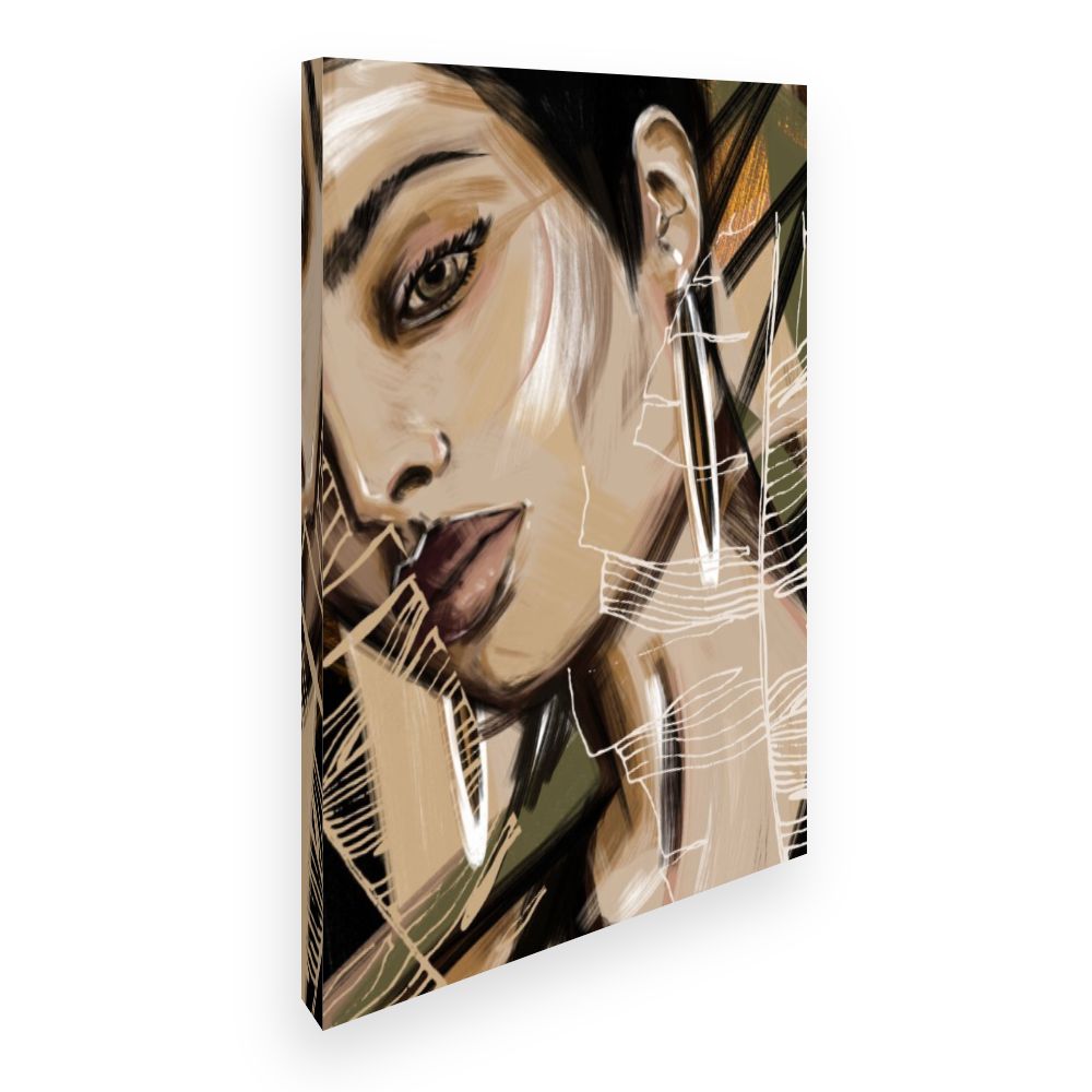 Toile Portrait moderne élégant