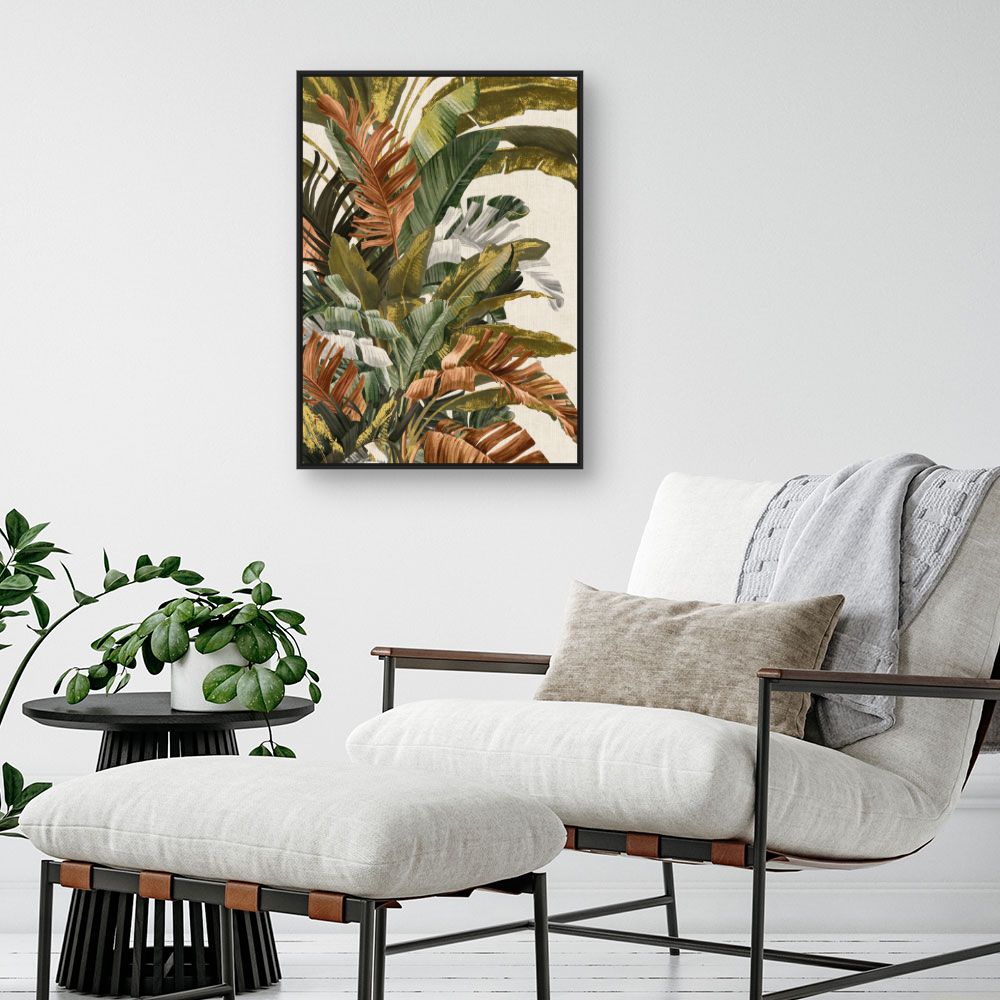 Tableau Feuillage tropical luxuriant