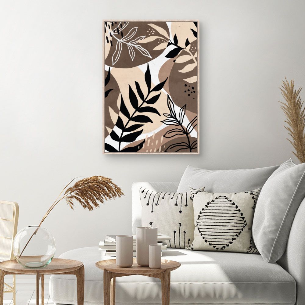 Tableau Feuilles artistiques modernes