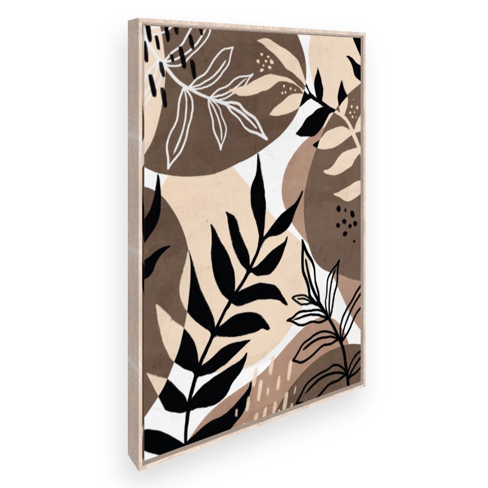 Toile Feuilles artistiques modernes