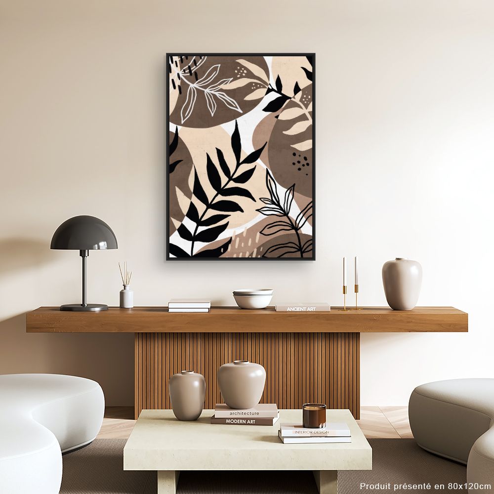 Tableau Feuilles artistiques modernes