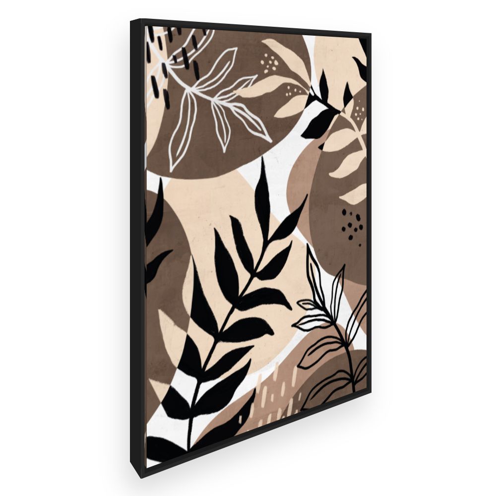 Toile Feuilles artistiques modernes