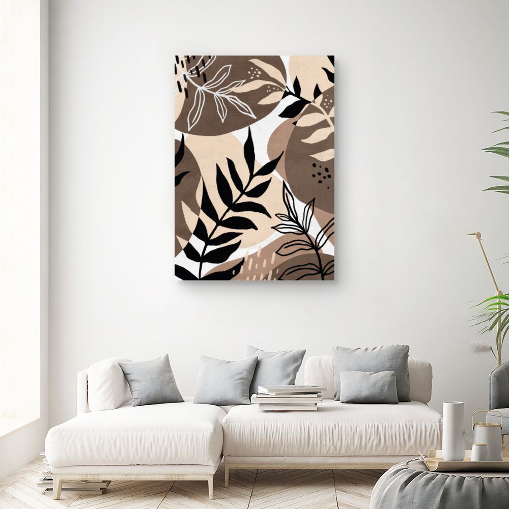 Tableau Feuilles artistiques modernes