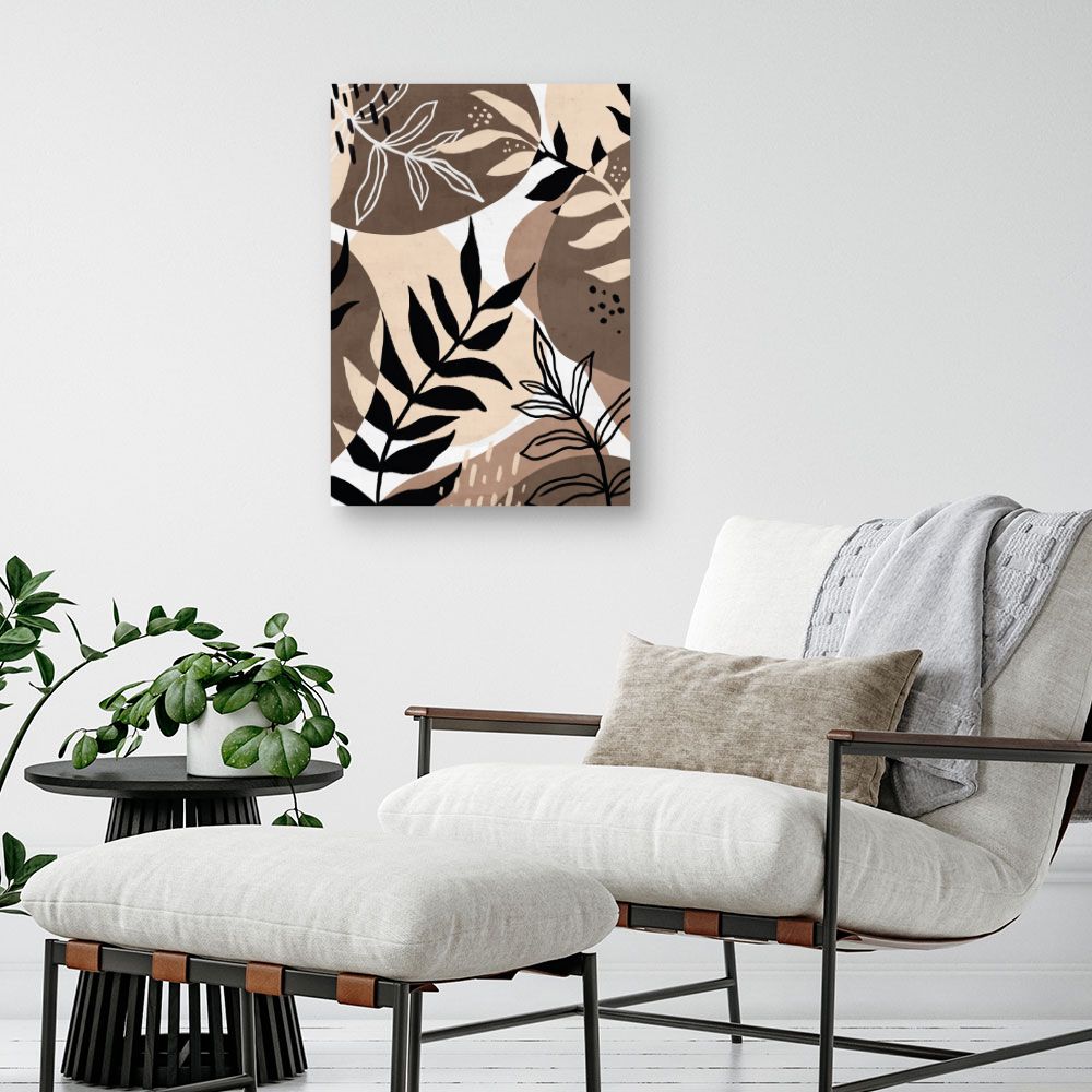 Tableau Feuilles artistiques modernes