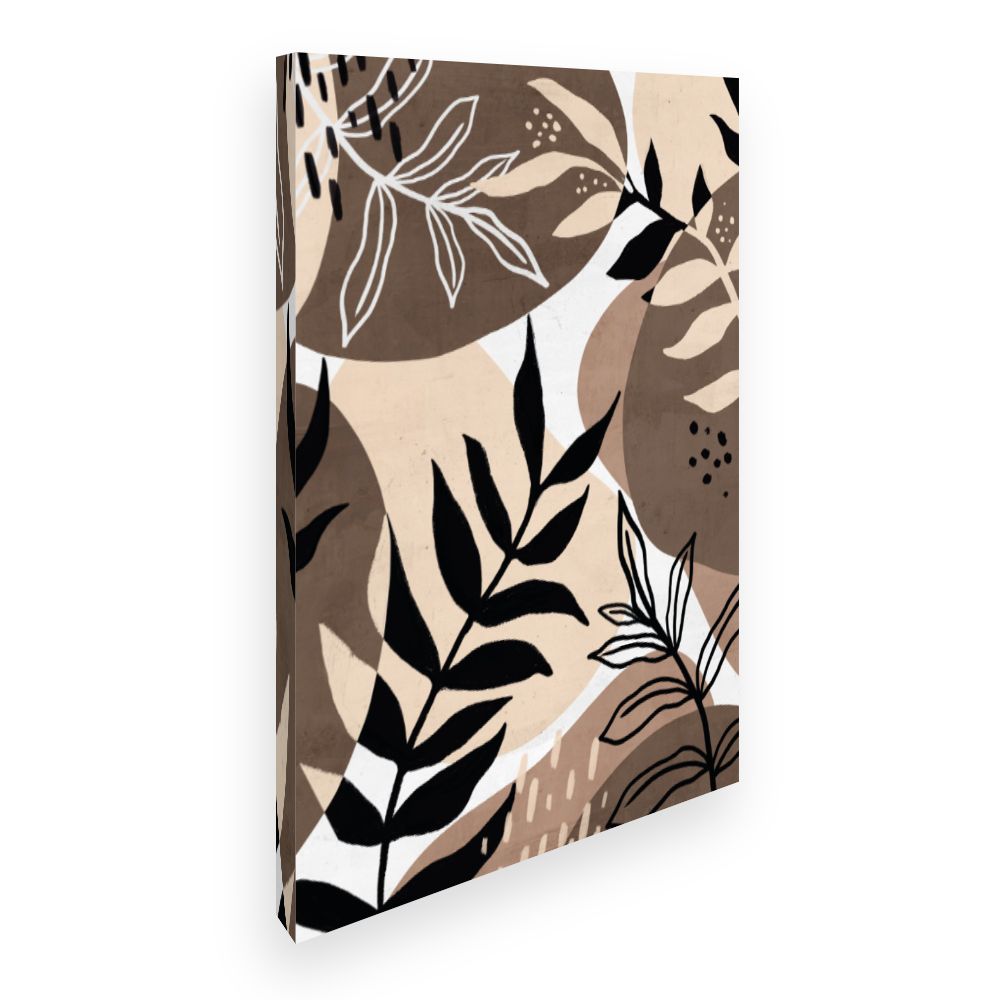 Toile Feuilles artistiques modernes