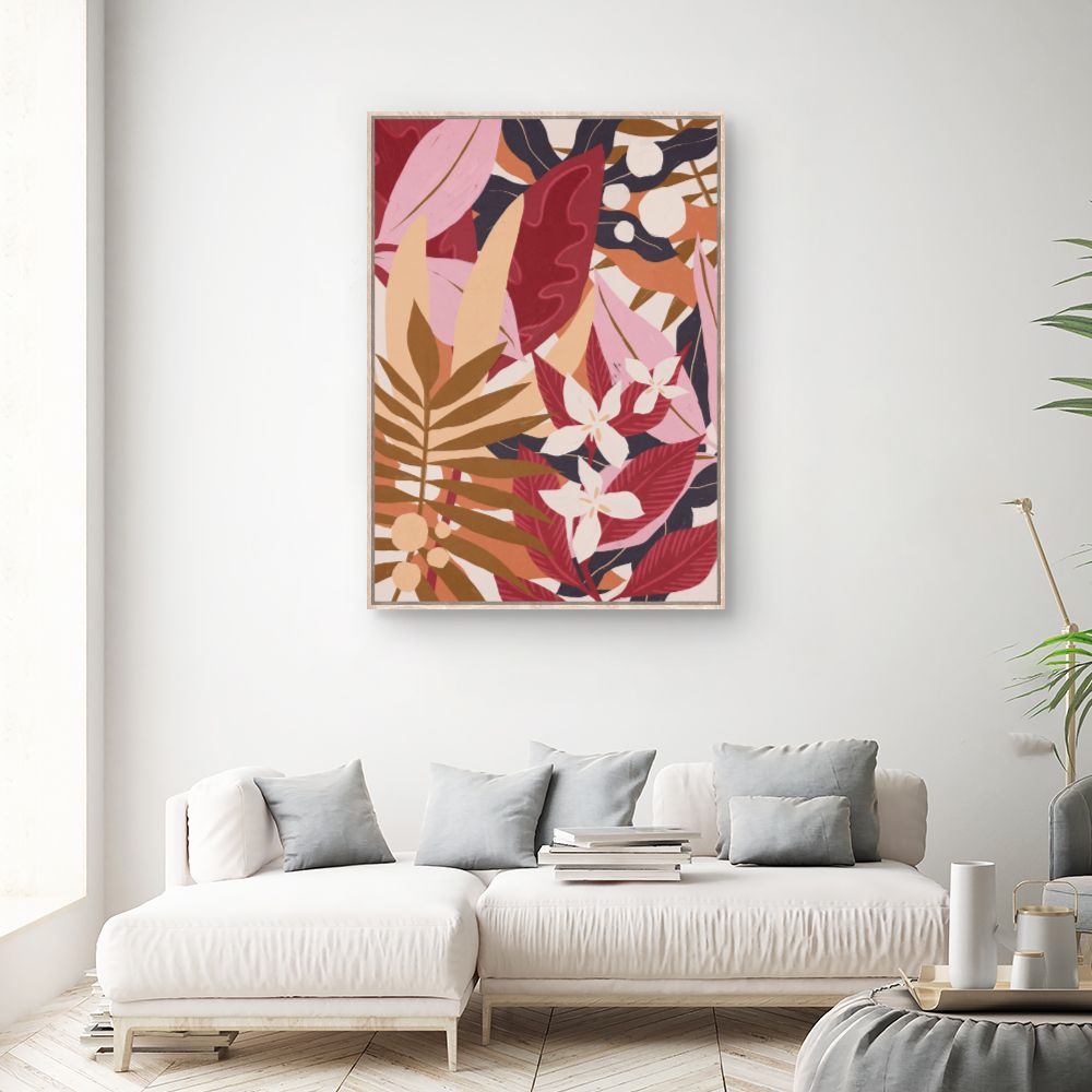 Tableau Feuillage exotique