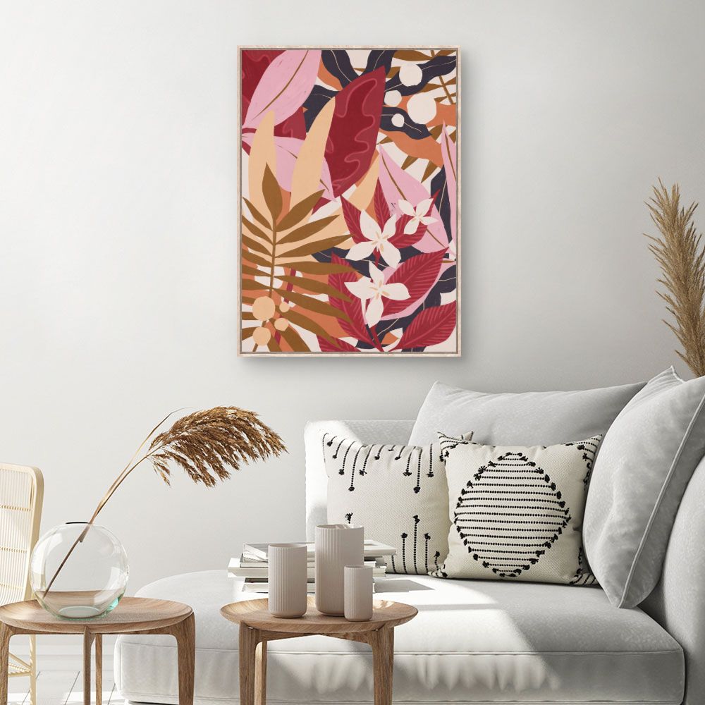 Tableau Feuillage exotique
