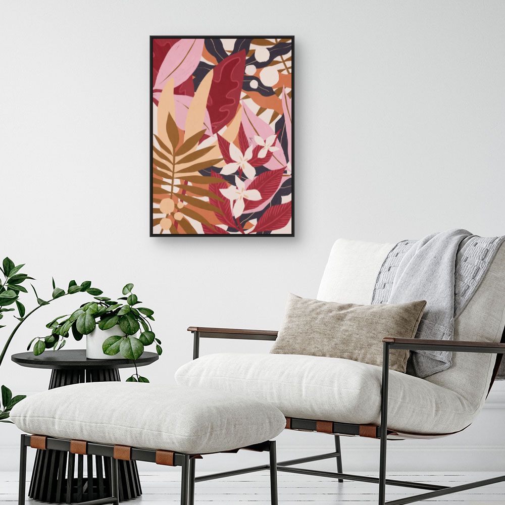 Tableau Feuillage exotique