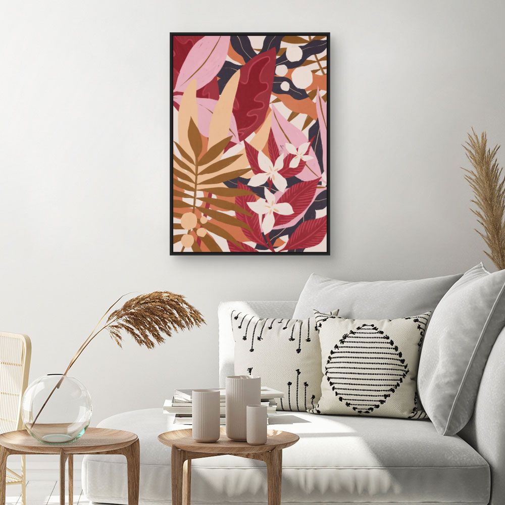 Tableau Feuillage exotique