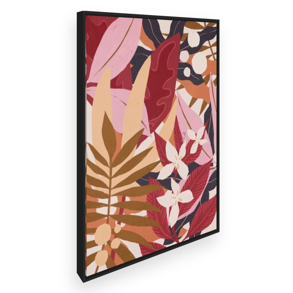 Toile Feuillage exotique