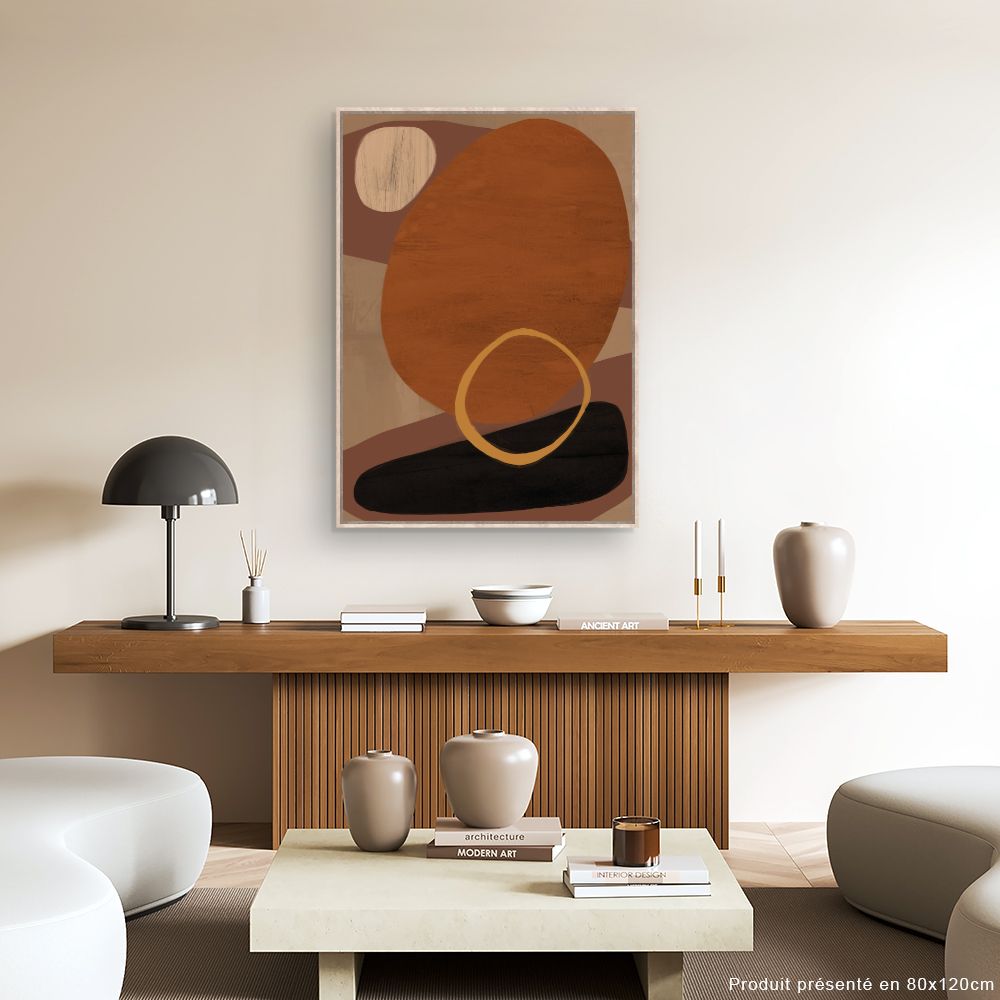 Tableau Formes abstraites harmonieuses