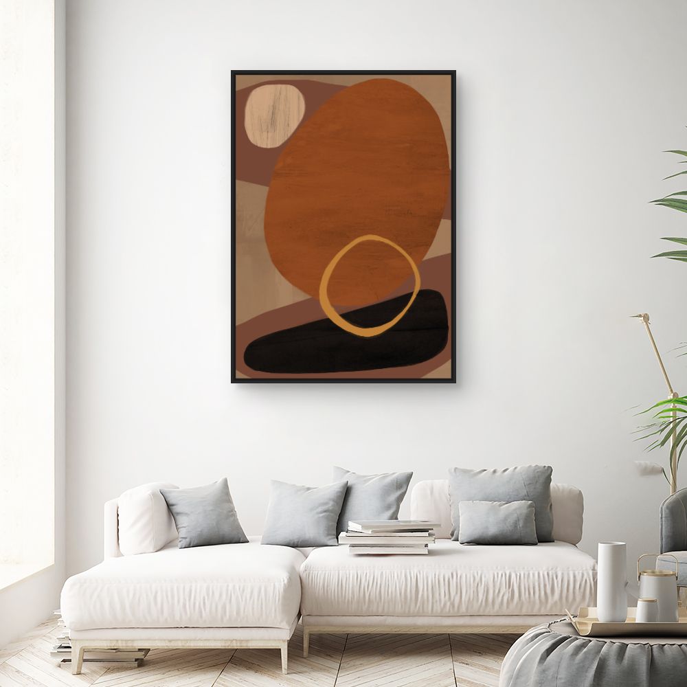 Tableau Formes abstraites harmonieuses