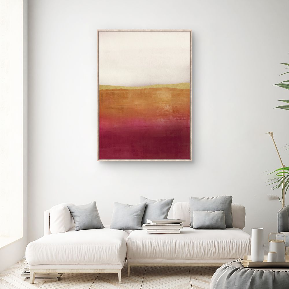 Tableau Paysage abstrait chaleureux