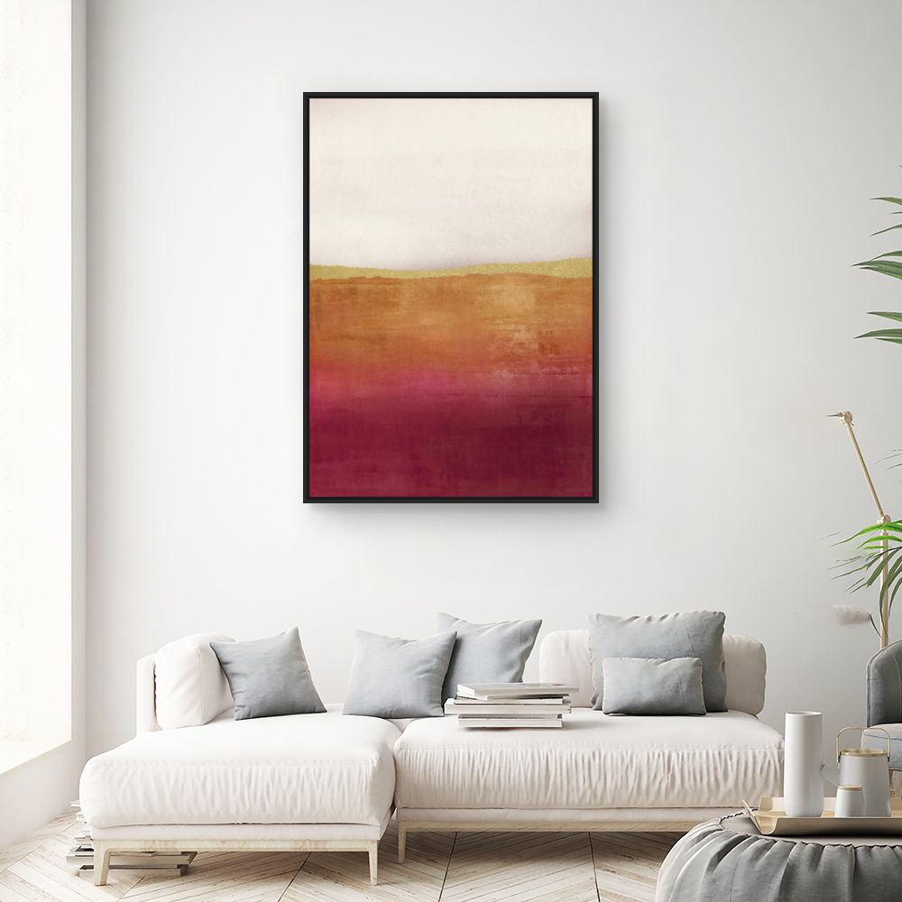 Tableau Paysage abstrait chaleureux