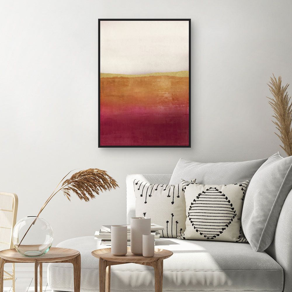 Tableau Paysage abstrait chaleureux