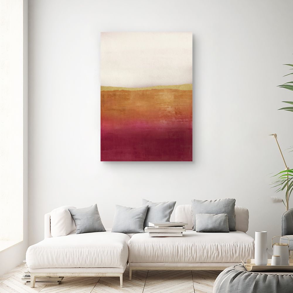 Tableau Paysage abstrait chaleureux