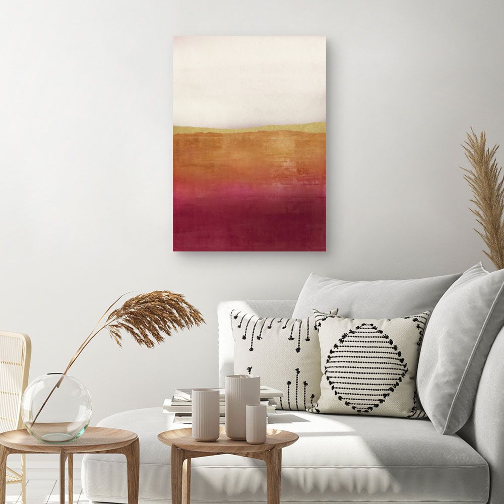 Tableau Paysage abstrait chaleureux