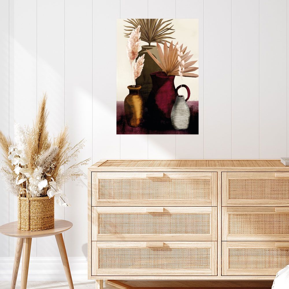Affiche Vases botaniques élégants