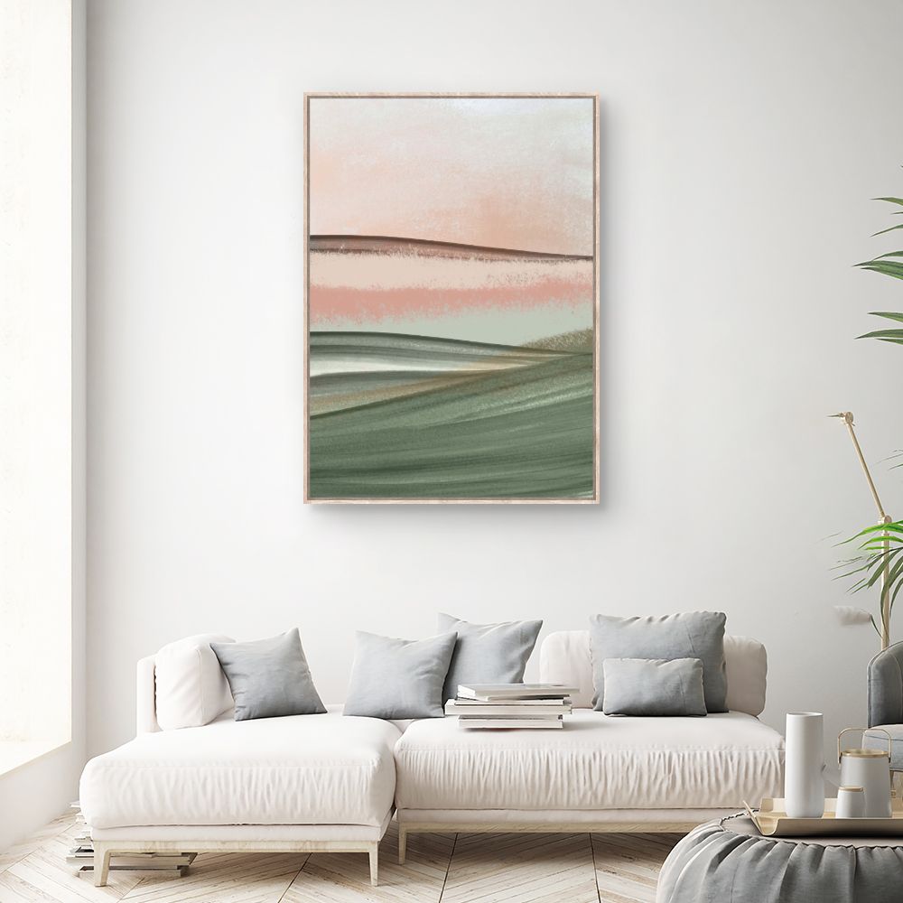 Tableau Paysage pastel apaisant