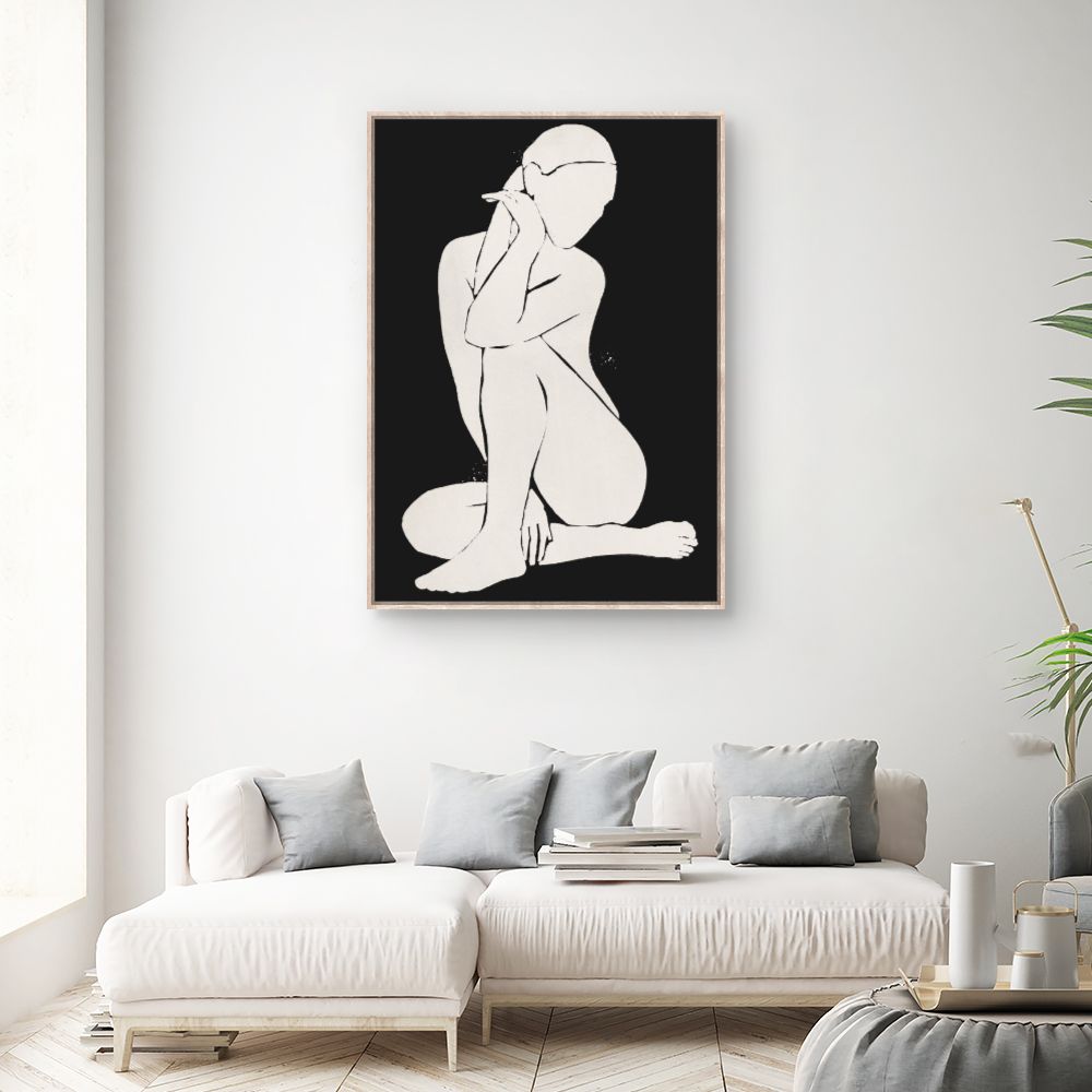 Tableau Silhouette élégante