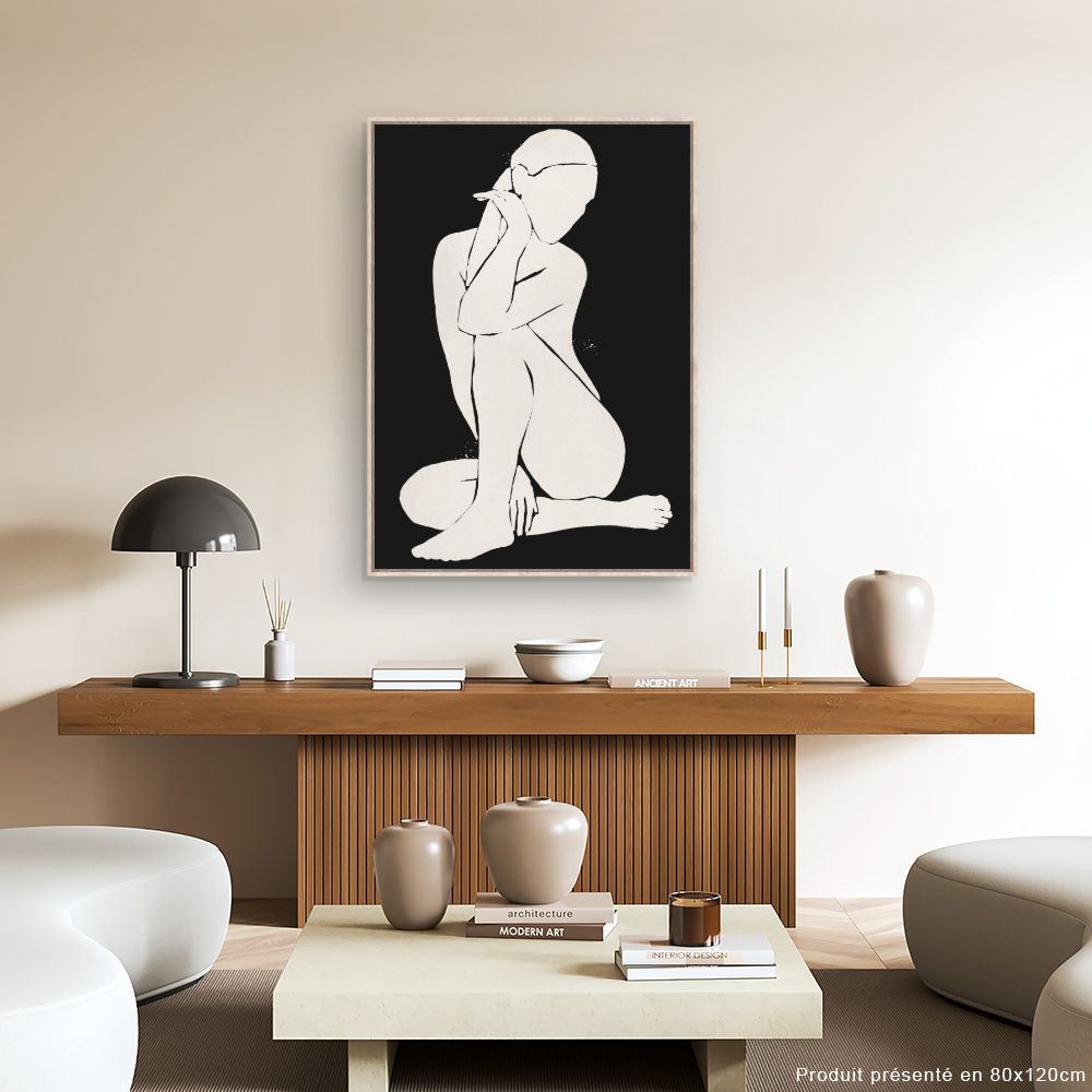 Tableau Silhouette élégante